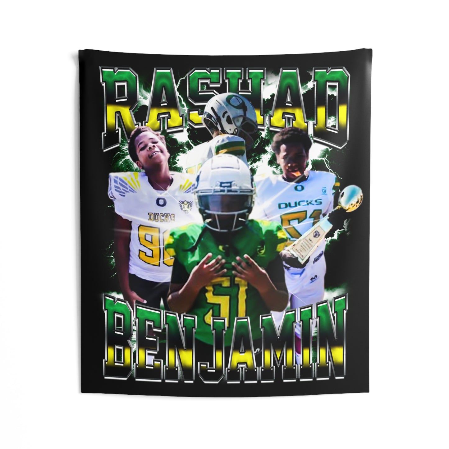 Rashad Benjamin Tapestry 50” x 60”