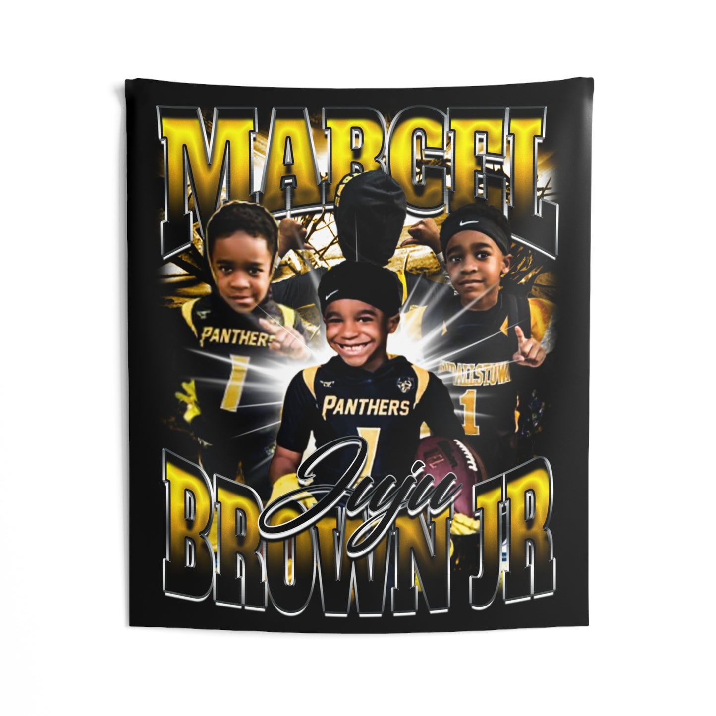 Marcel Brown Jr Tapestry 50” x 60”