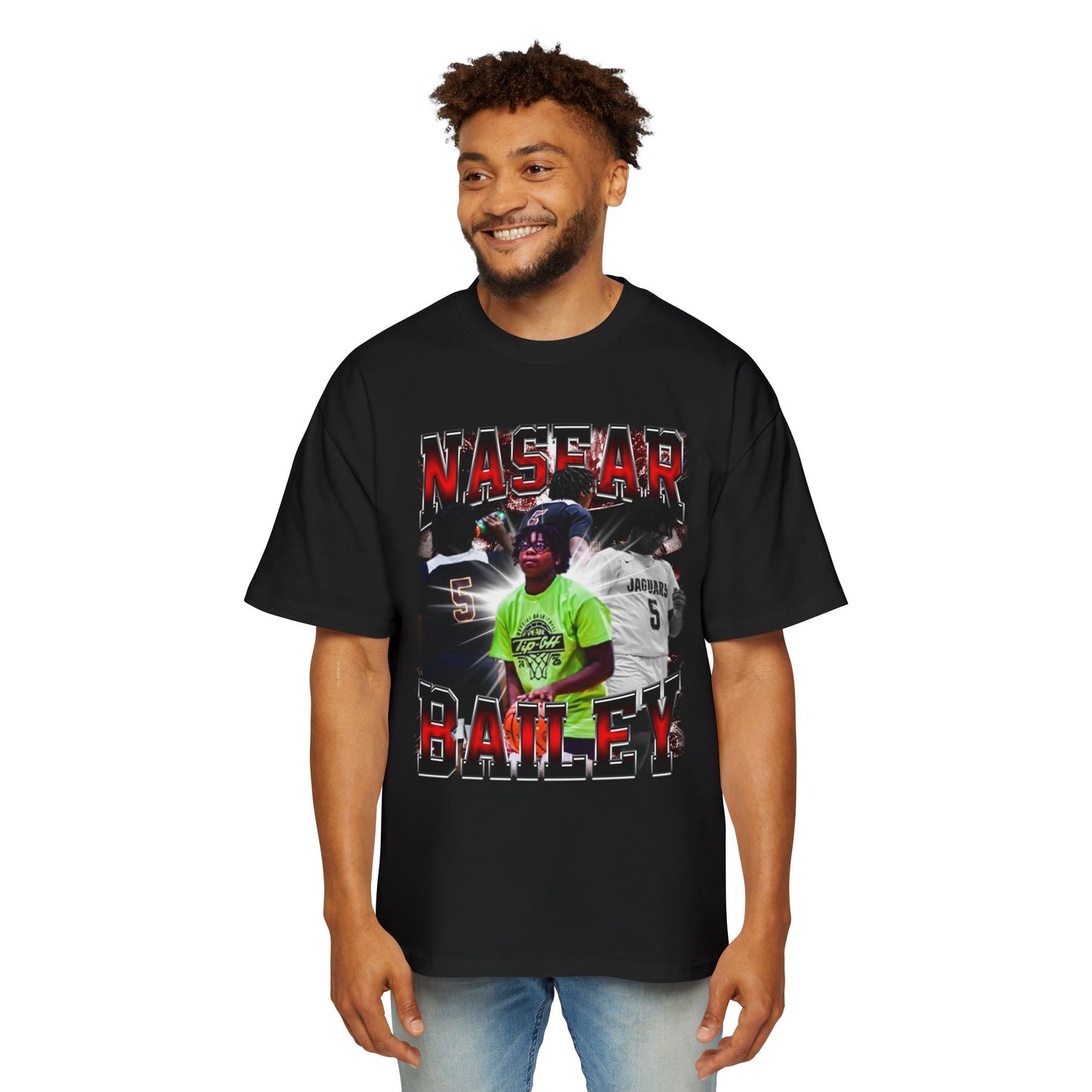Nasear Bailey Oversized Retro Tee