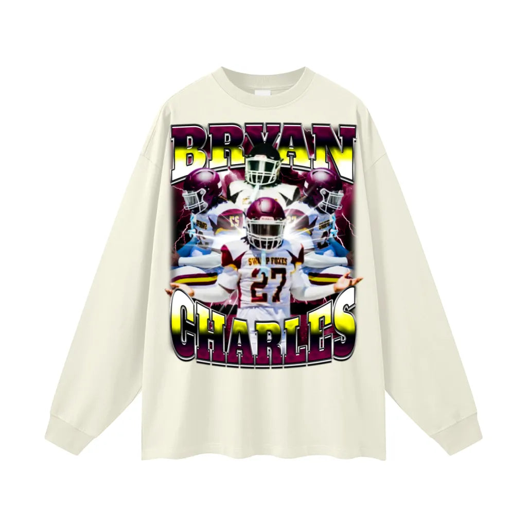 Bryan Charles Oversized Long Sleeve Tee