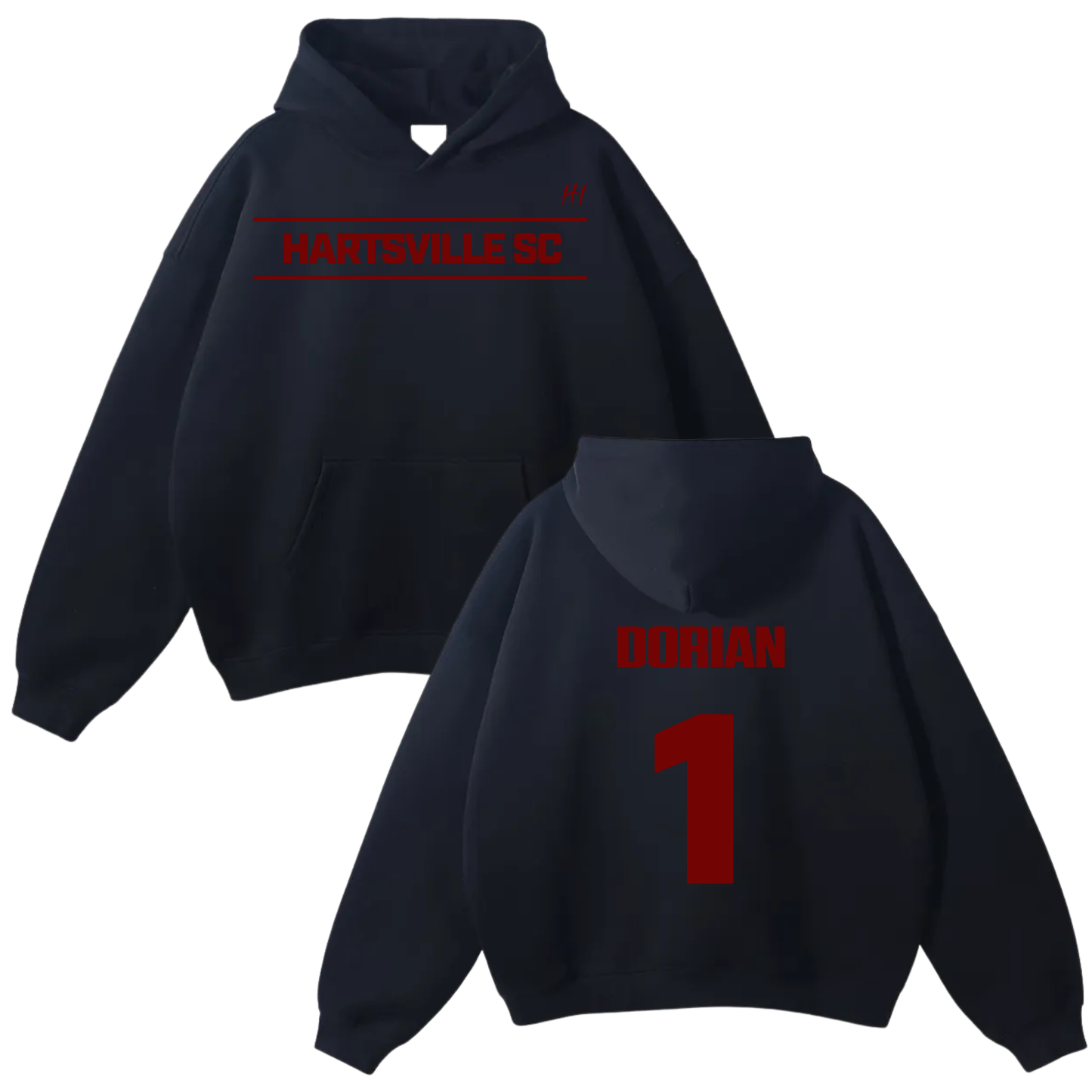 Dorian Gauge Mason Oversize Fleeced Hoodie
