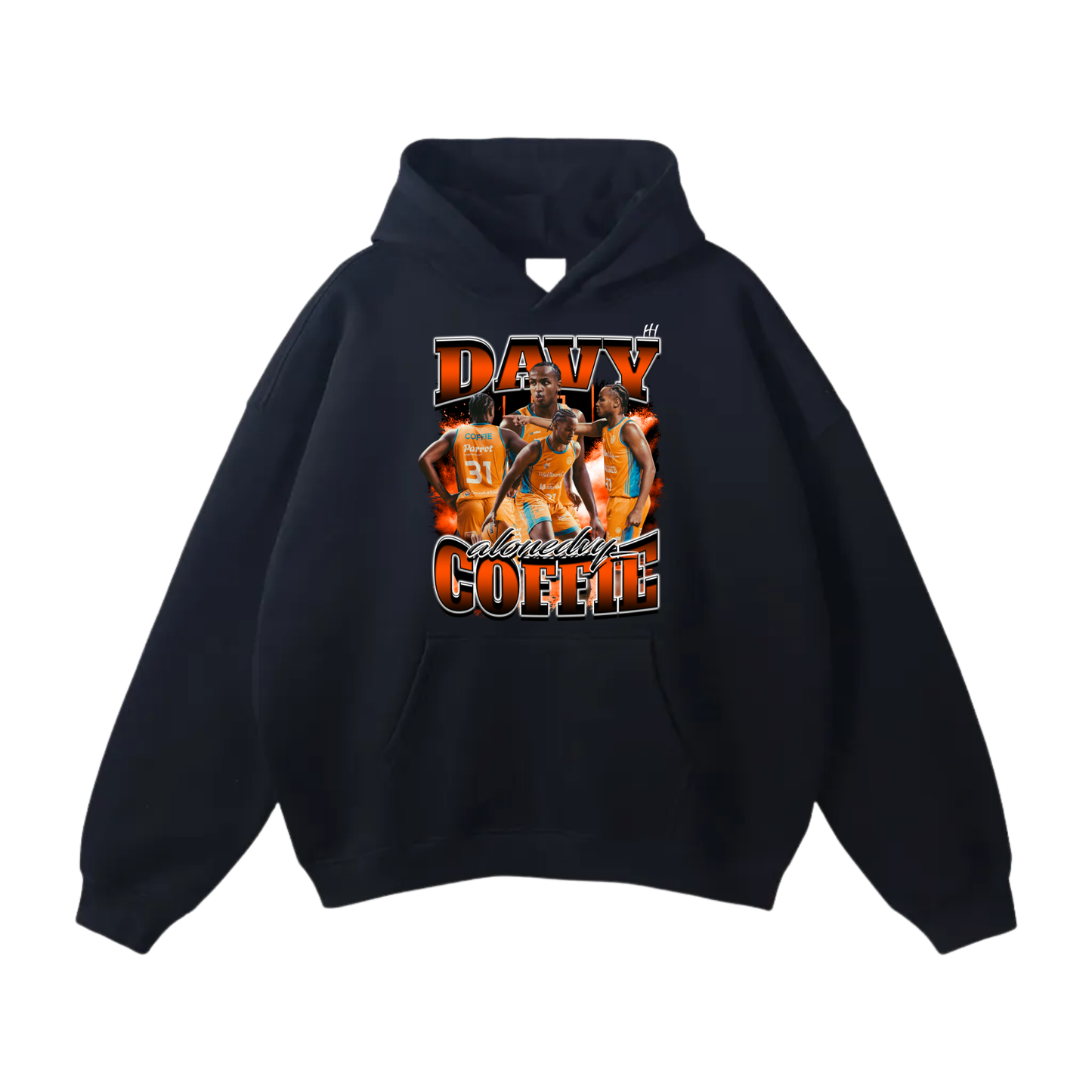 Davy Coffie Oversize Fleeced Hoodie