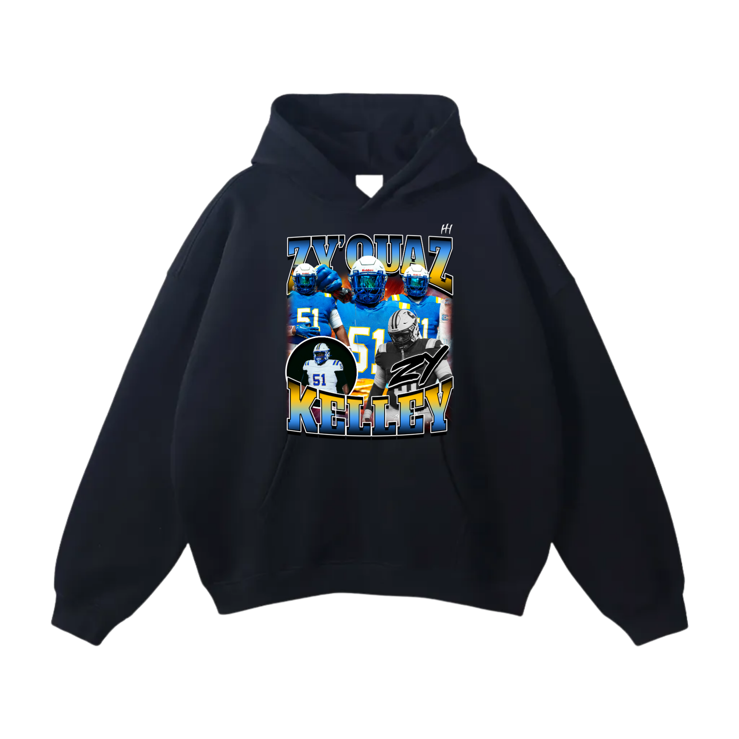 Zy'quaz Kelley Oversize Fleeced Hoodie