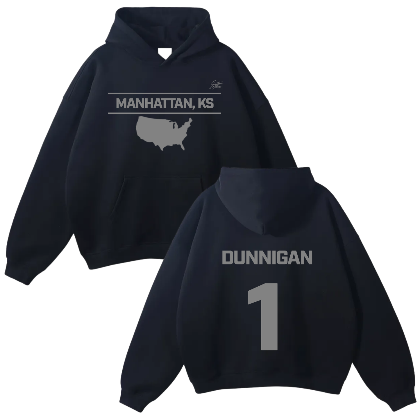 Adonis Dunnigan Oversize Fleeced Hoodie