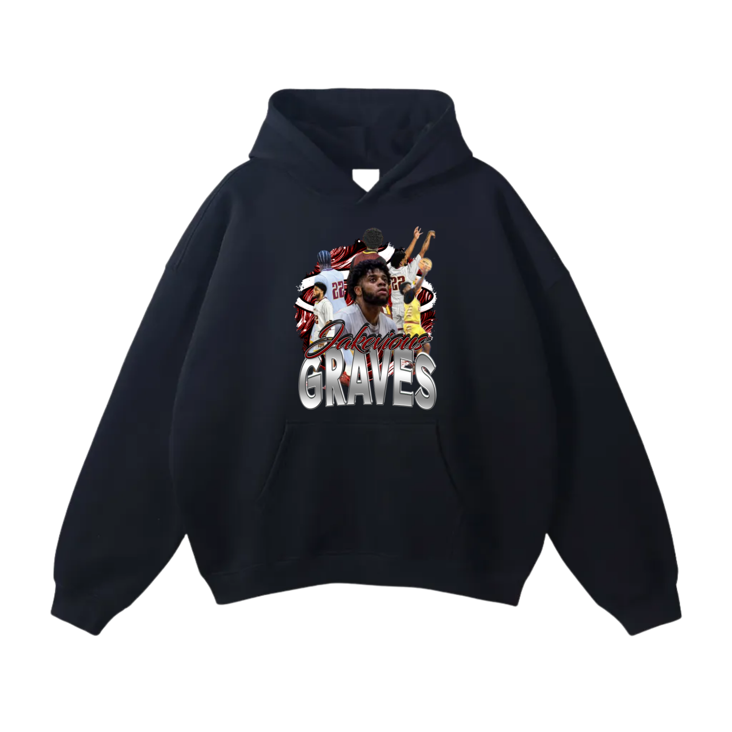 Jakevious Graves Oversize Fleeced Hoodie