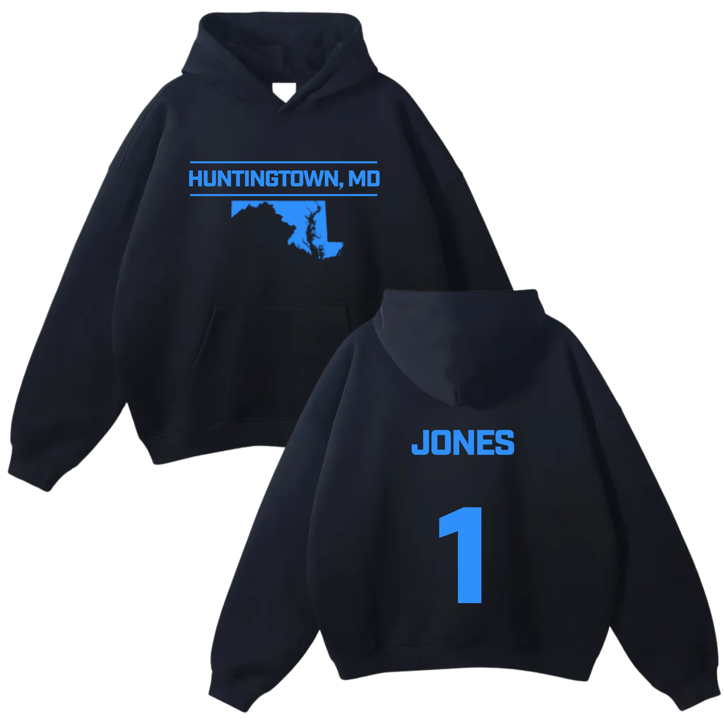 Xavier Jones Oversize Fleeced Hoodie
