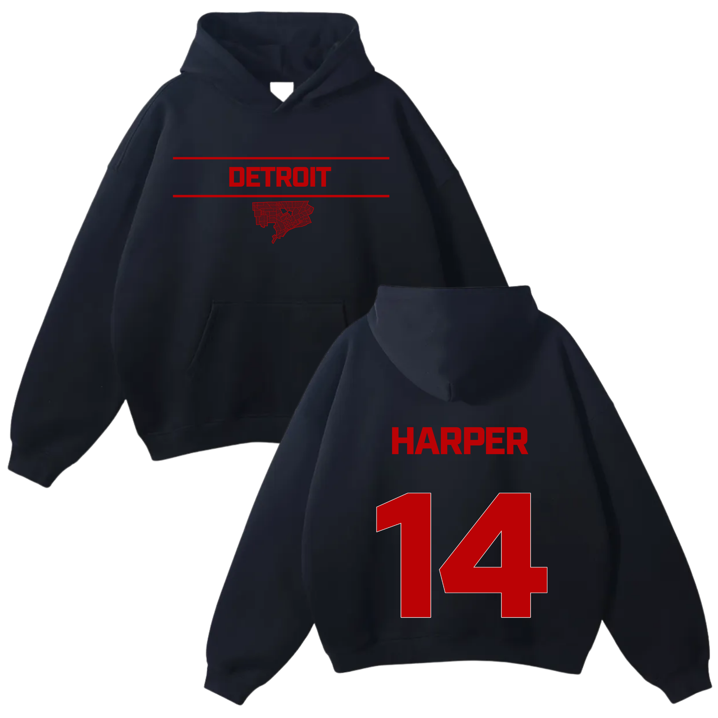 Harper Bolden Oversize Fleeced Hoodie