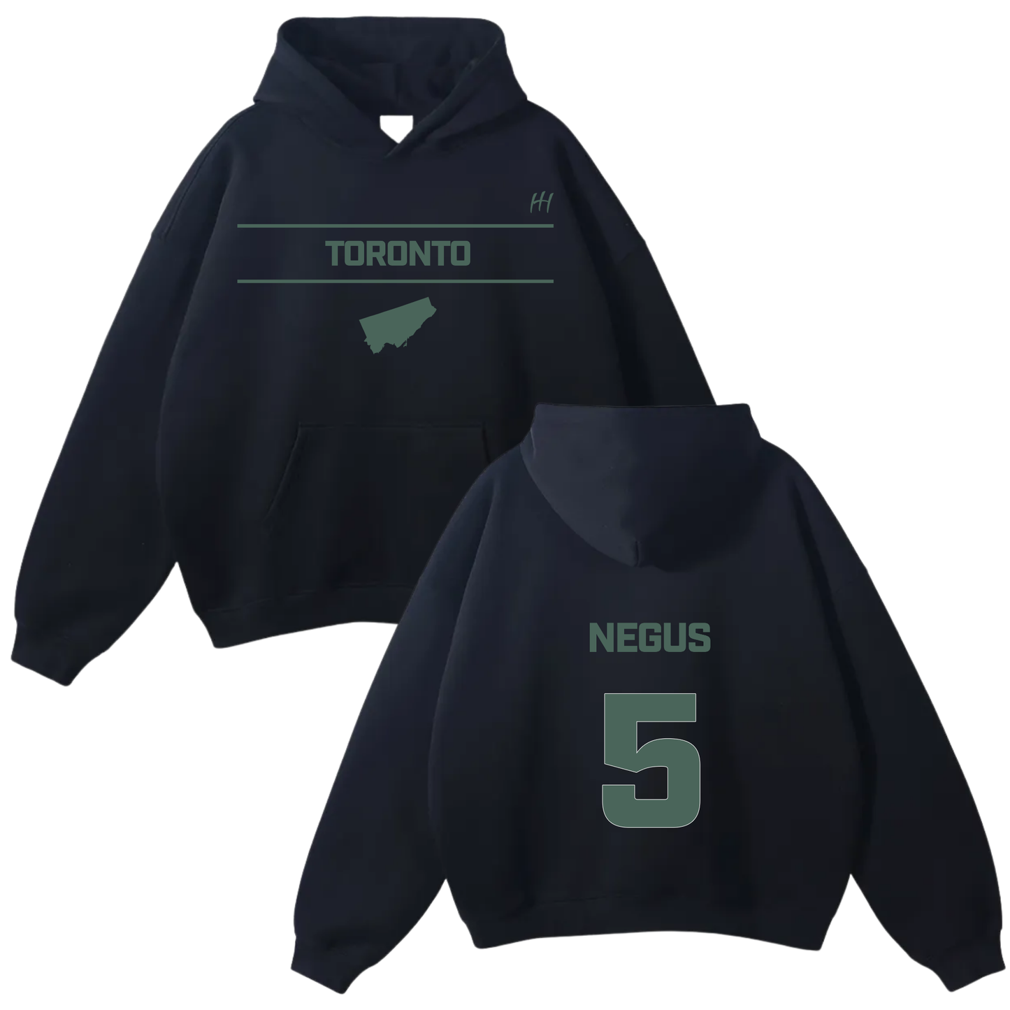 Negus Cooper Oversize Fleeced Hoodie