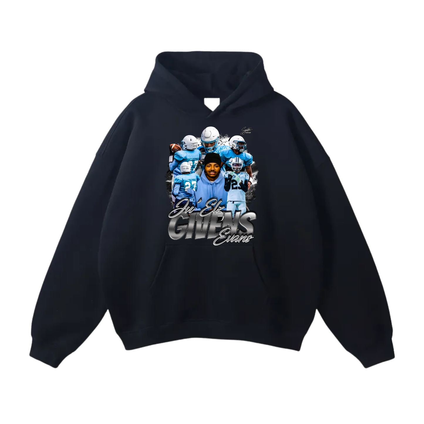 Ju’Elz Givens Evans Oversize Fleeced Hoodie