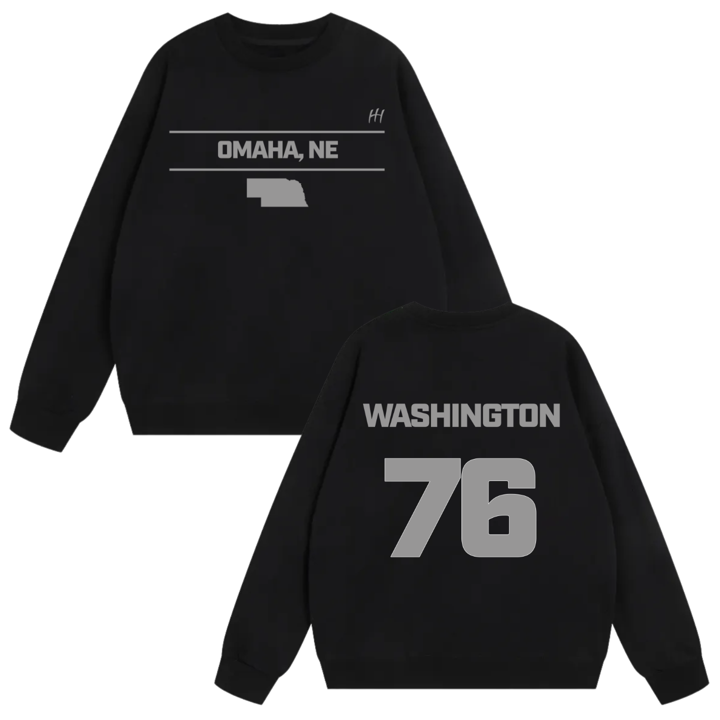 Kelvin Washington Heavyweight Crewneck Sweatshirt