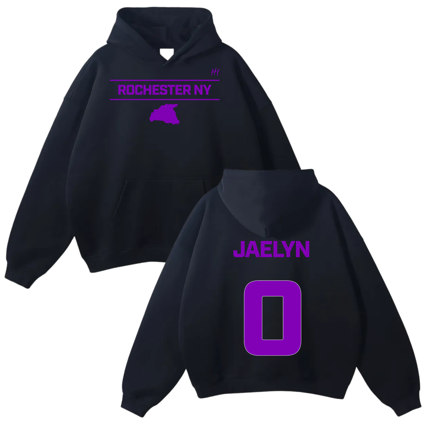 Jaelyn Giles Oversize Fleeced Hoodie