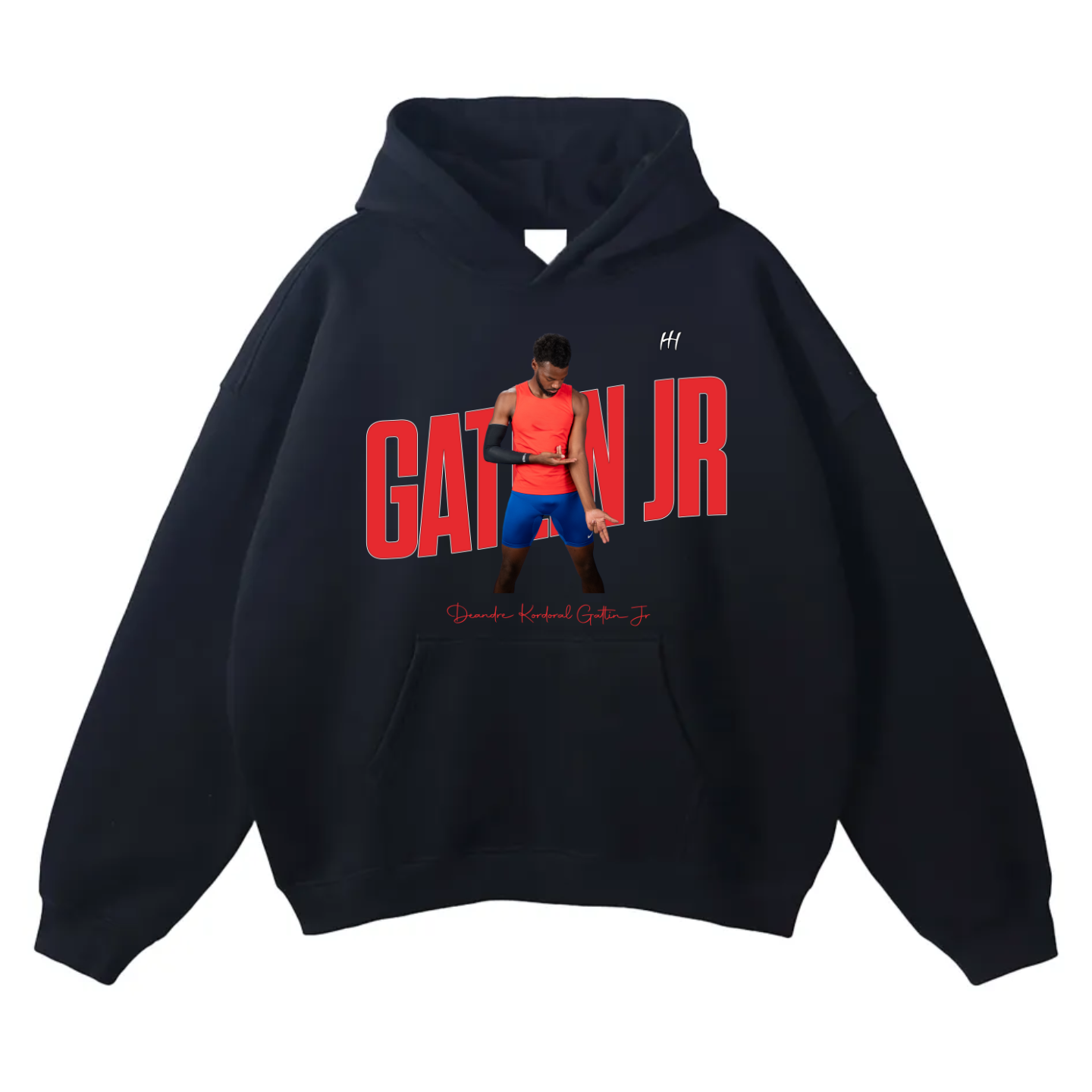 Deandre Kordoral Gatlin Jr Oversize Fleeced Hoodie