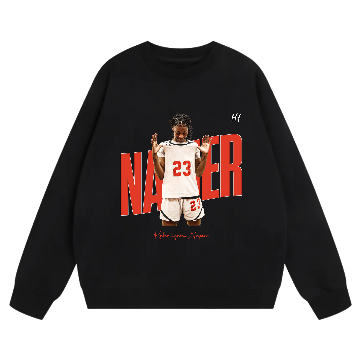 Kahmiyah Napier Heavyweight Crewneck Sweatshirt
