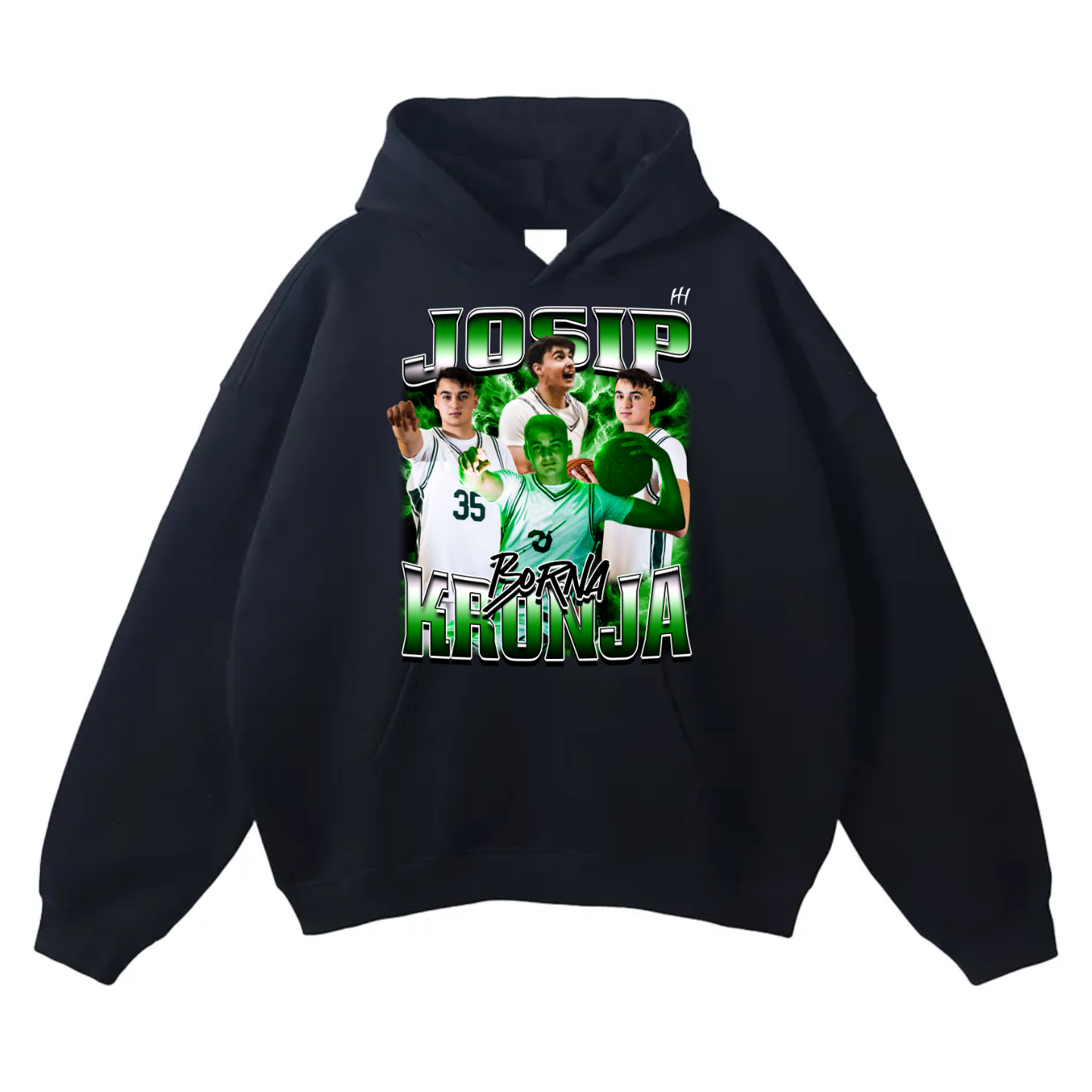 Josip Borna Kronja Oversize Fleeced Hoodie