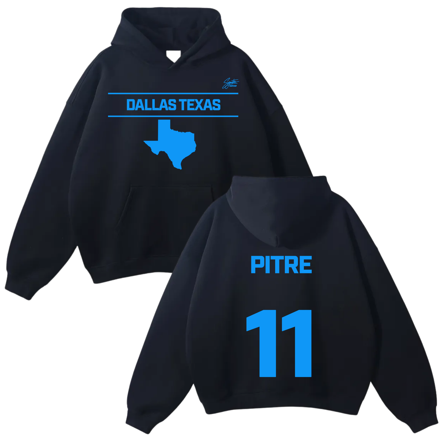 James Pitre Oversize Fleeced Hoodie