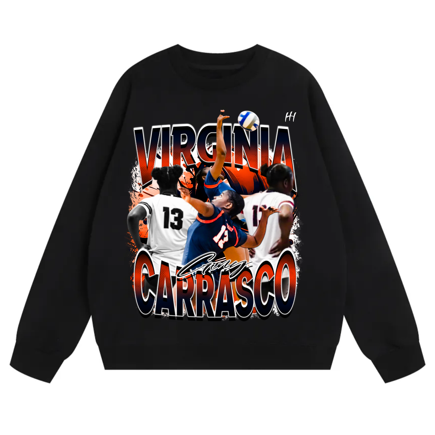 Virginia Carrasco Contreras Heavyweight Crewneck Sweatshirt