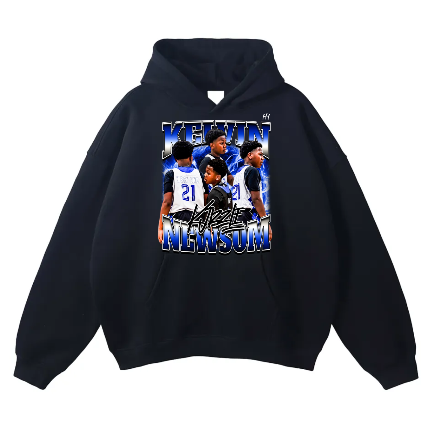 Kelvin Newsom Oversize Fleeced Hoodie