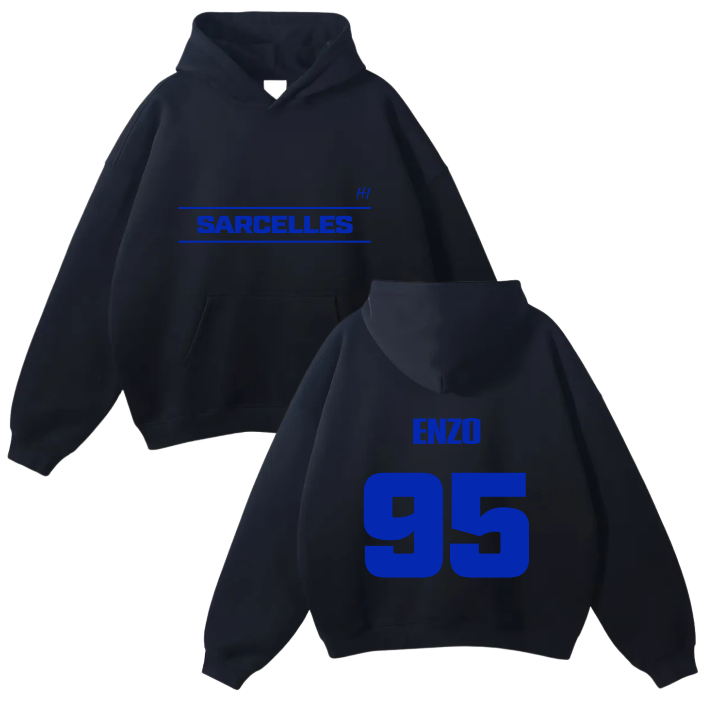 Enzo Coique Oversize Fleeced Hoodie