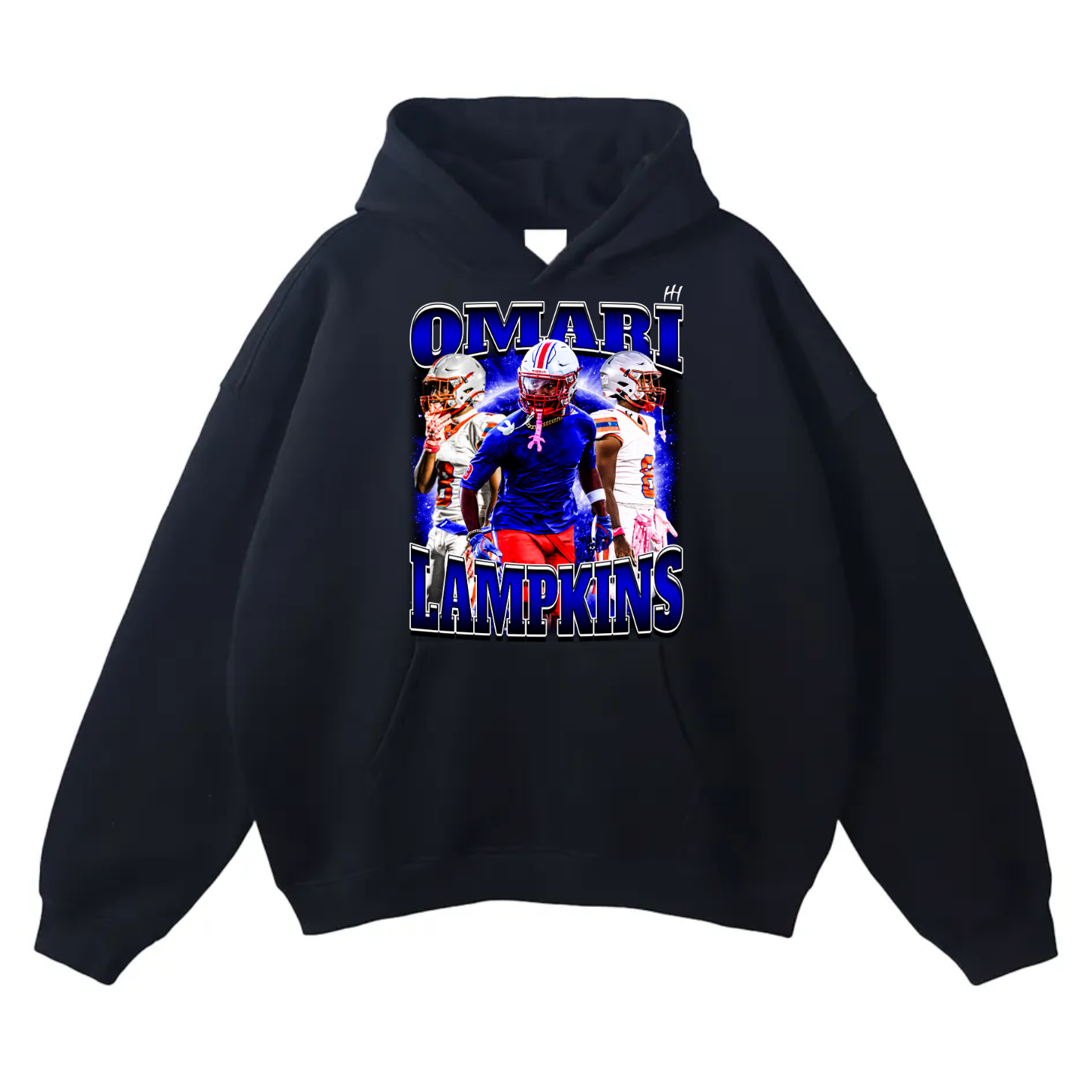 Omari Lampkins Oversize Fleeced Hoodie