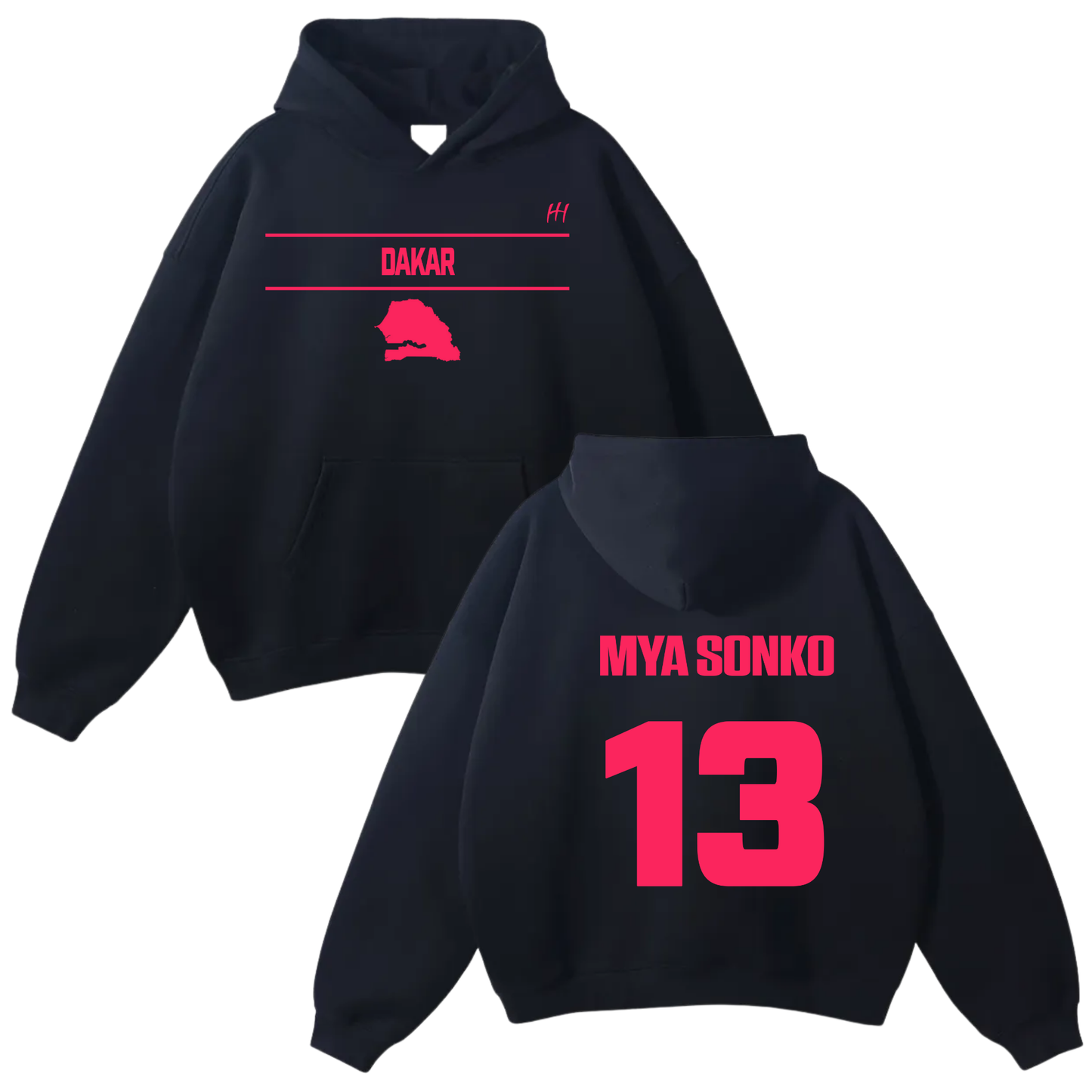 Aminata Sonko Oversize Fleeced Hoodie
