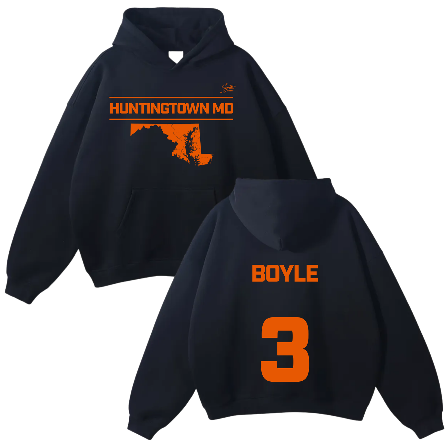 Logan Boyle Oversize Fleeced Hoodie
