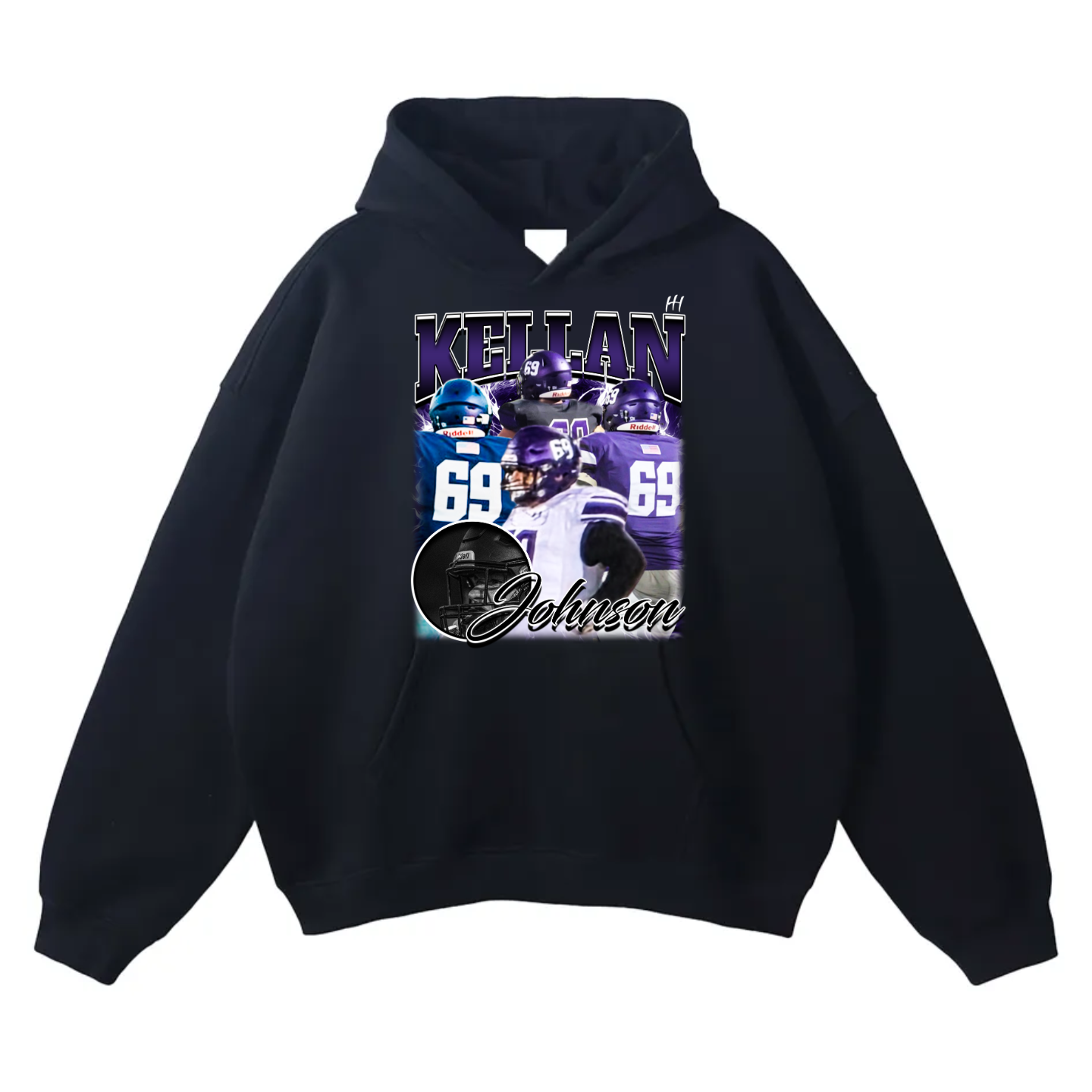 Kellan Johnson Oversize Fleeced Hoodie