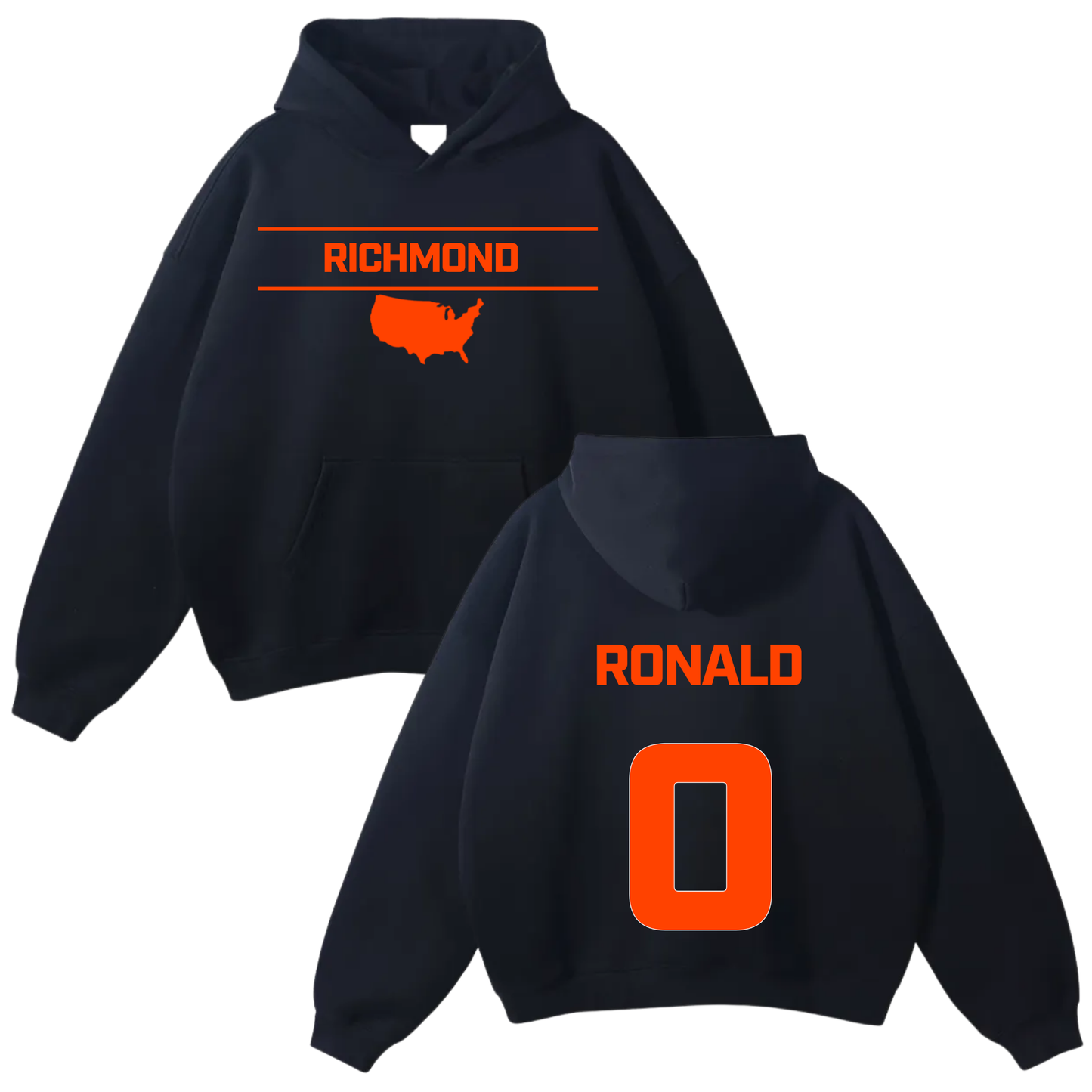 Ronald Turpin Jr Oversize Fleeced Hoodie
