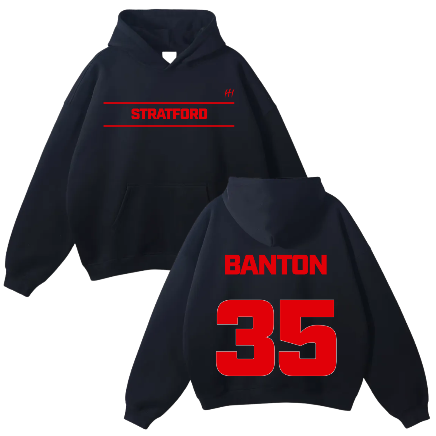 Nathaniel Banton Oversize Fleeced Hoodie