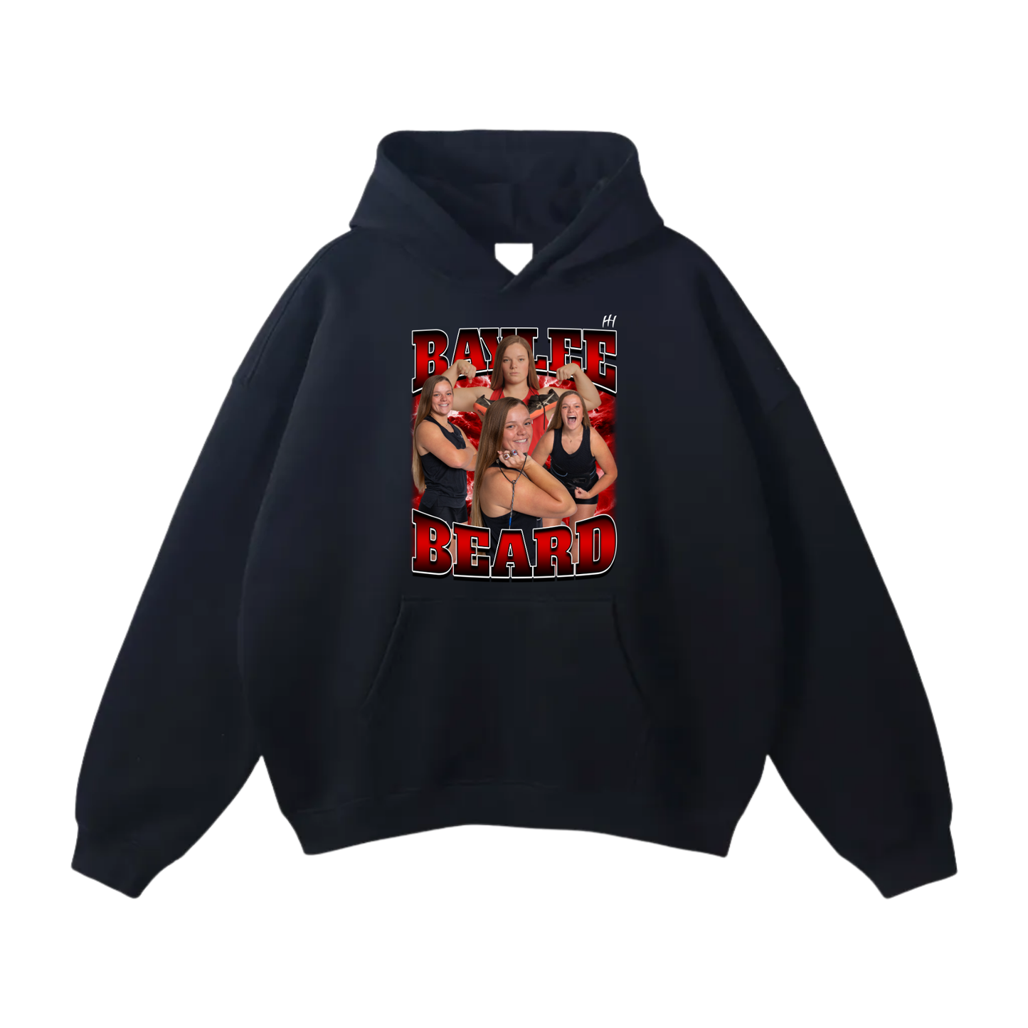 Baylee Beard Oversize Fleeced Hoodie