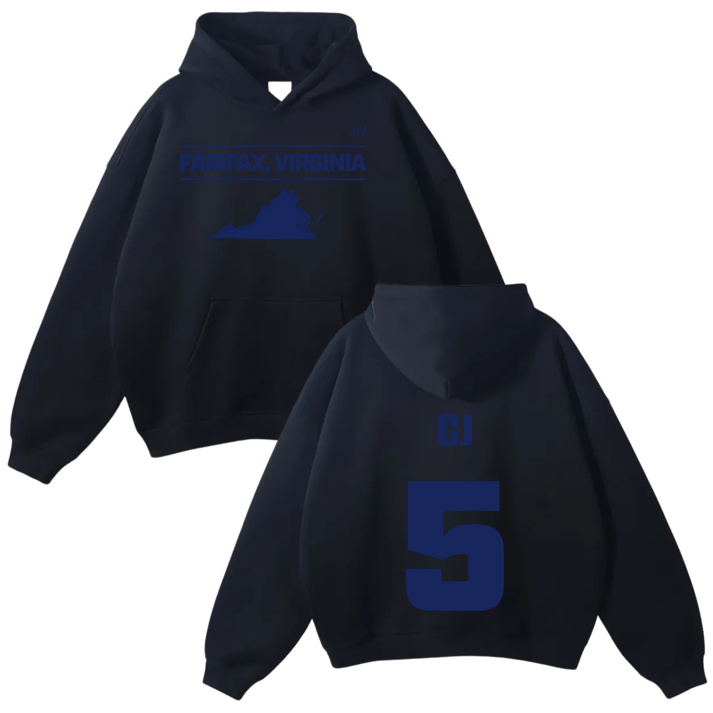 Clyde Harris Jr Oversize Fleeced Hoodie