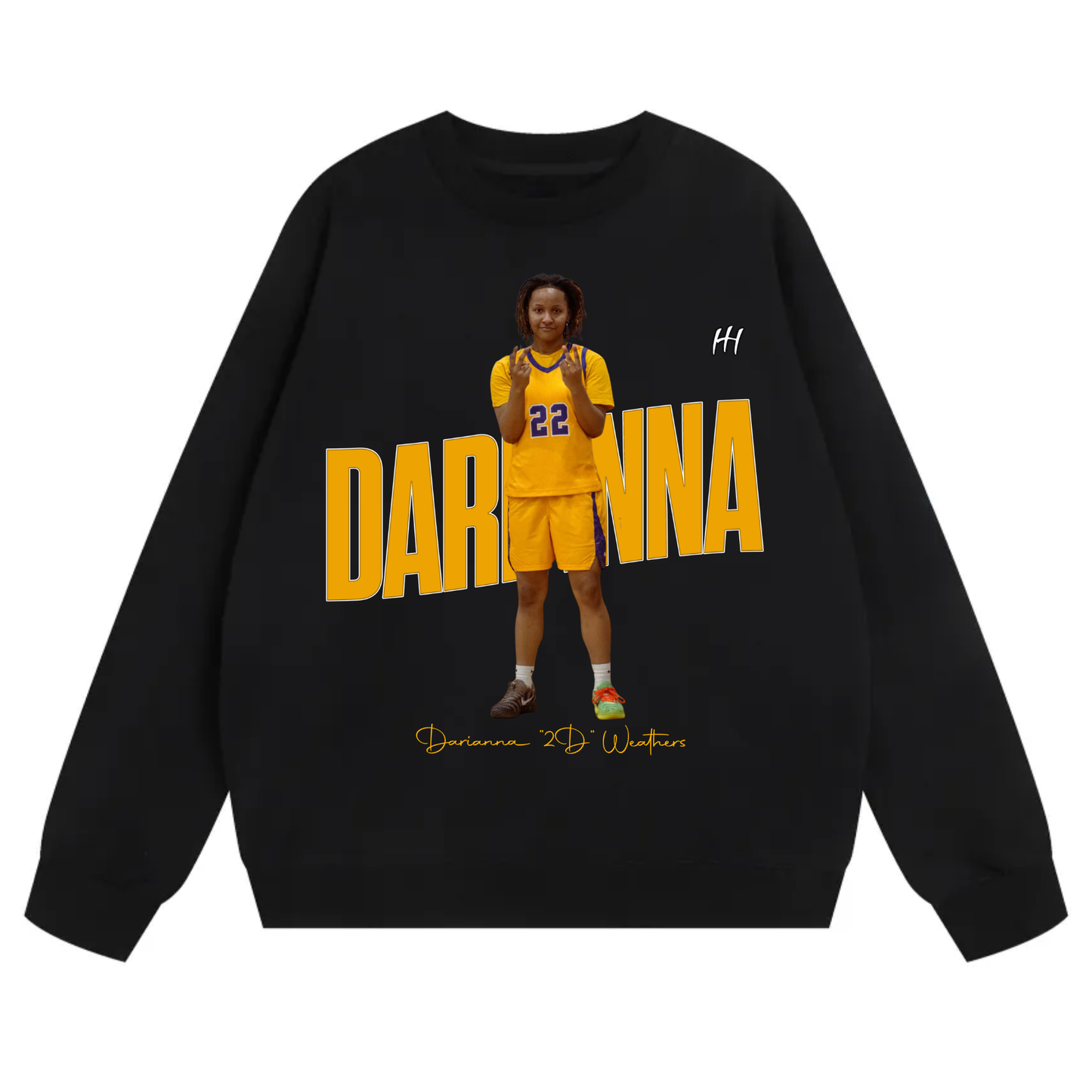 Darianna 2D Weathers Heavyweight Crewneck Sweatshirt
