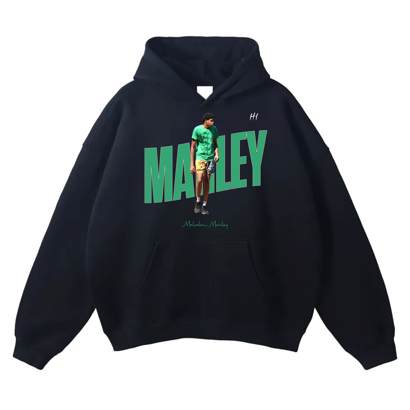 Malcolm Manley Oversize Fleeced Hoodie