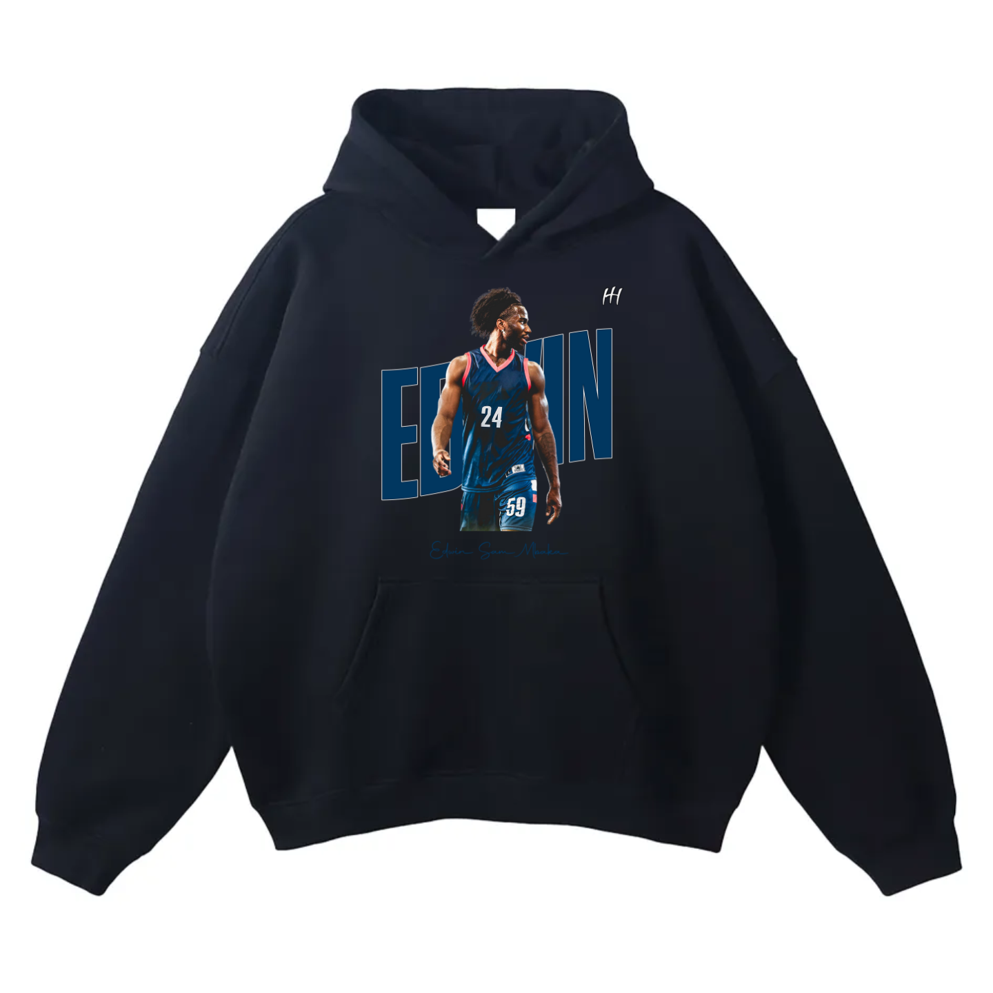 EDWIN SAM MBAKA Oversize Fleeced Hoodie