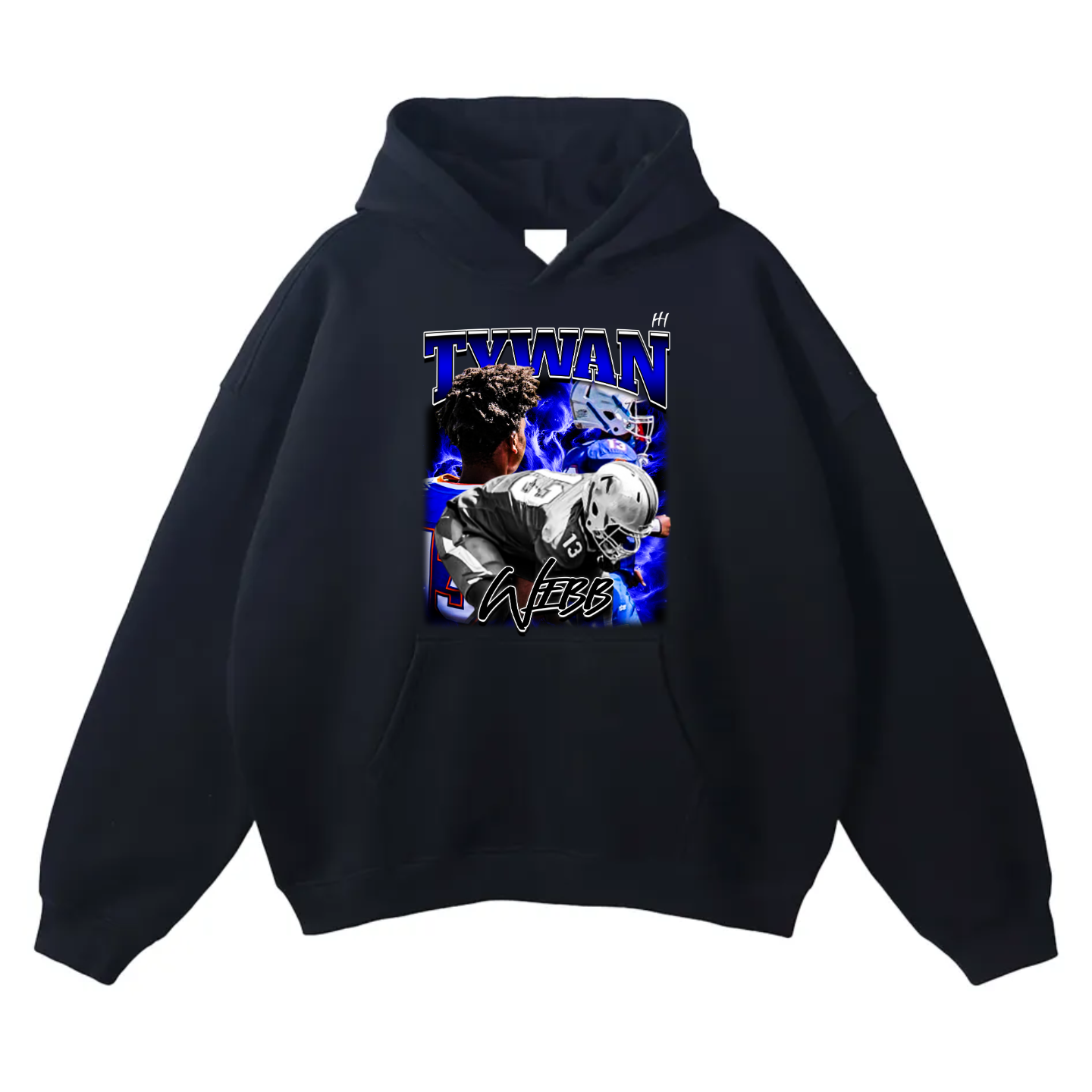 Tywan Webb Oversize Fleeced Hoodie