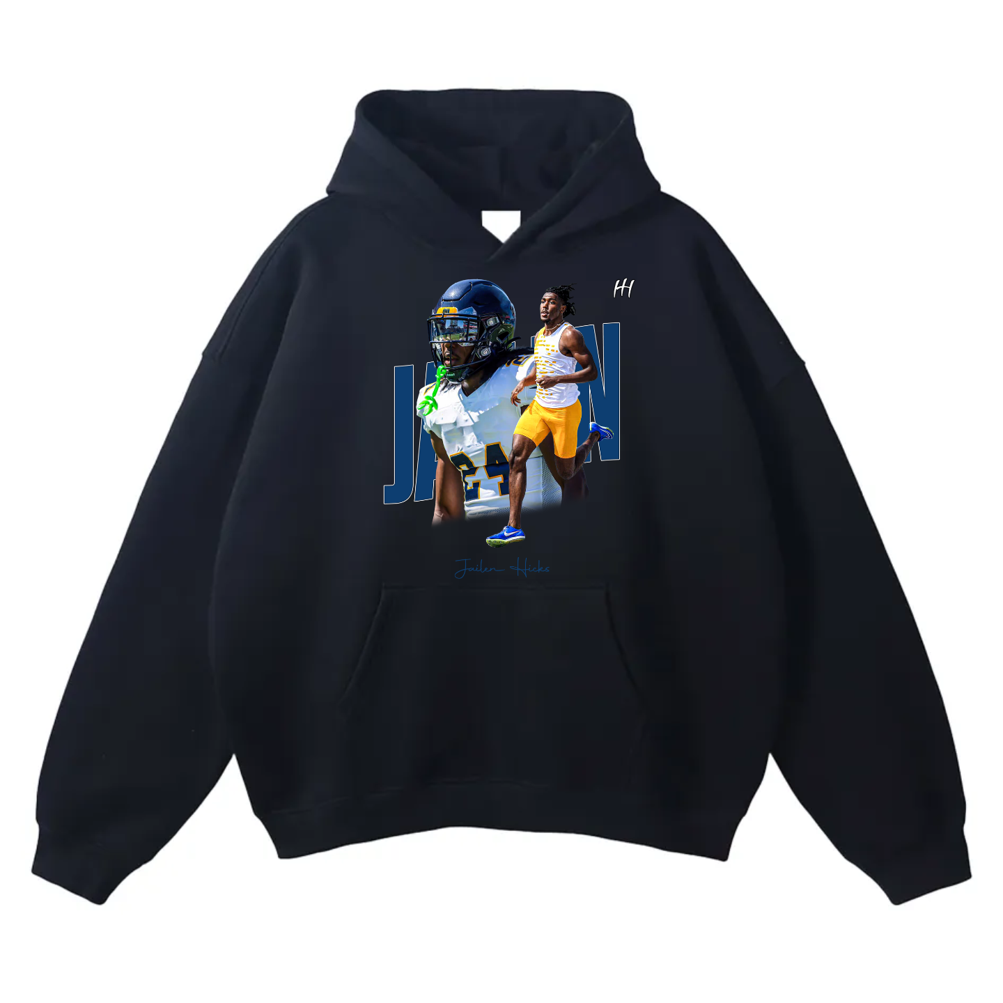 Jailen Hicks Oversize Fleeced Hoodie