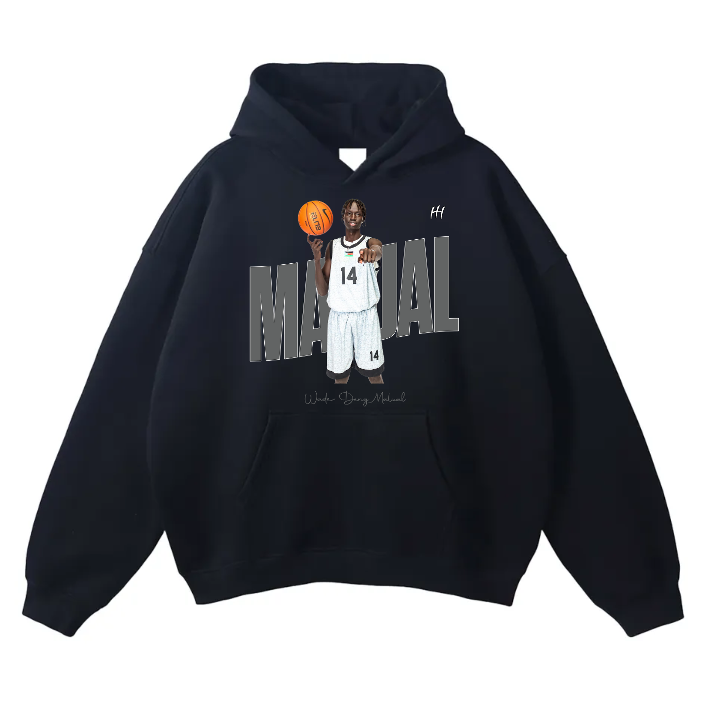 Wade Deng Malual Oversize Fleeced Hoodie