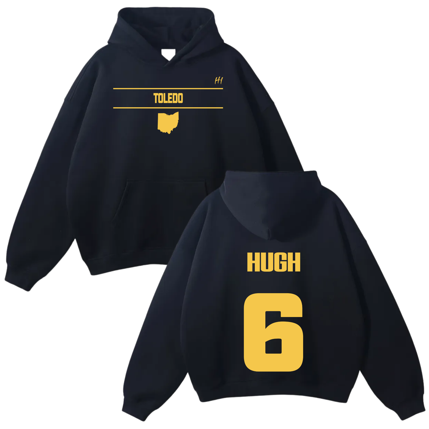 Hugh Riley Oversize Fleeced Hoodie