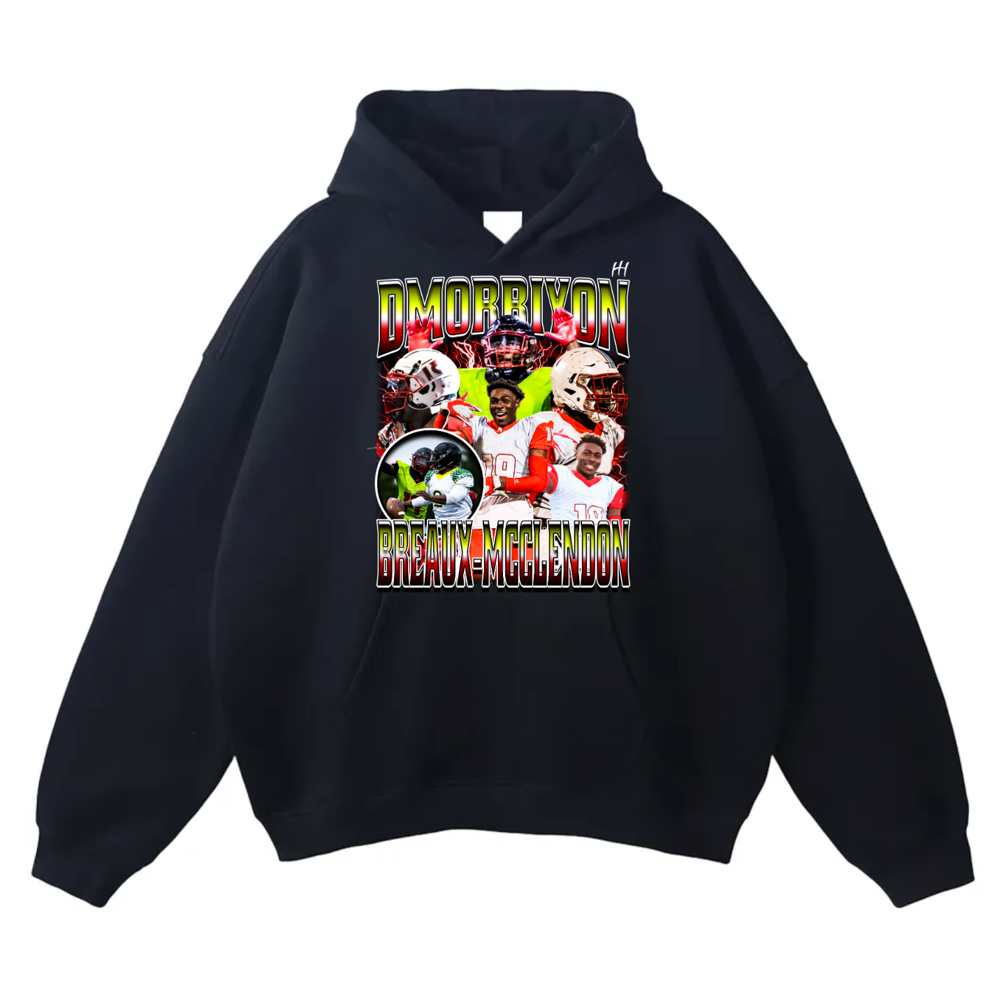 Dmorriyon Breaux-McClendon Oversize Fleeced Hoodie