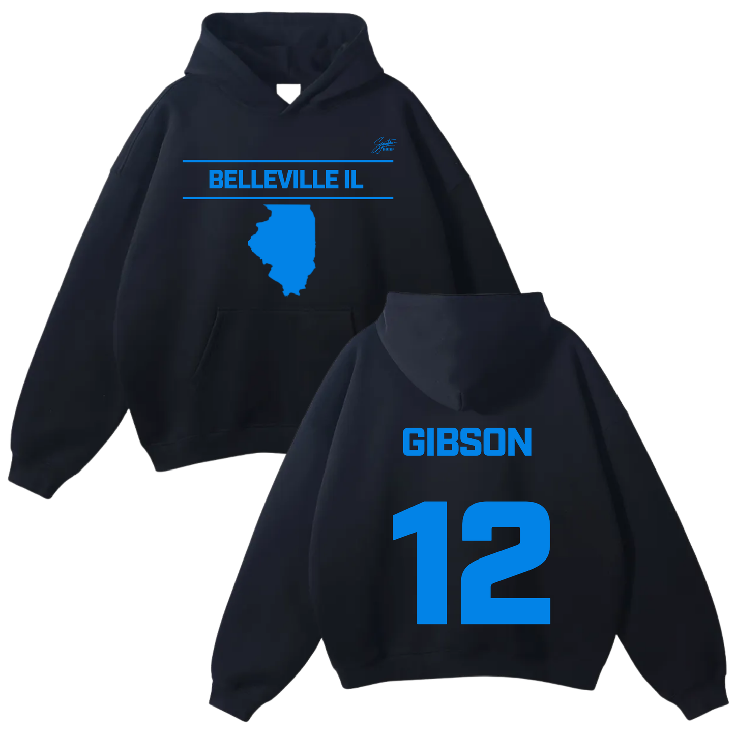 Kevin Gibson Oversize Fleeced Hoodie