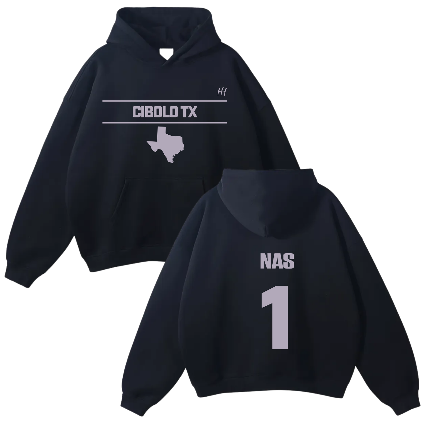 Nasir Hammonds Oversize Fleeced Hoodie