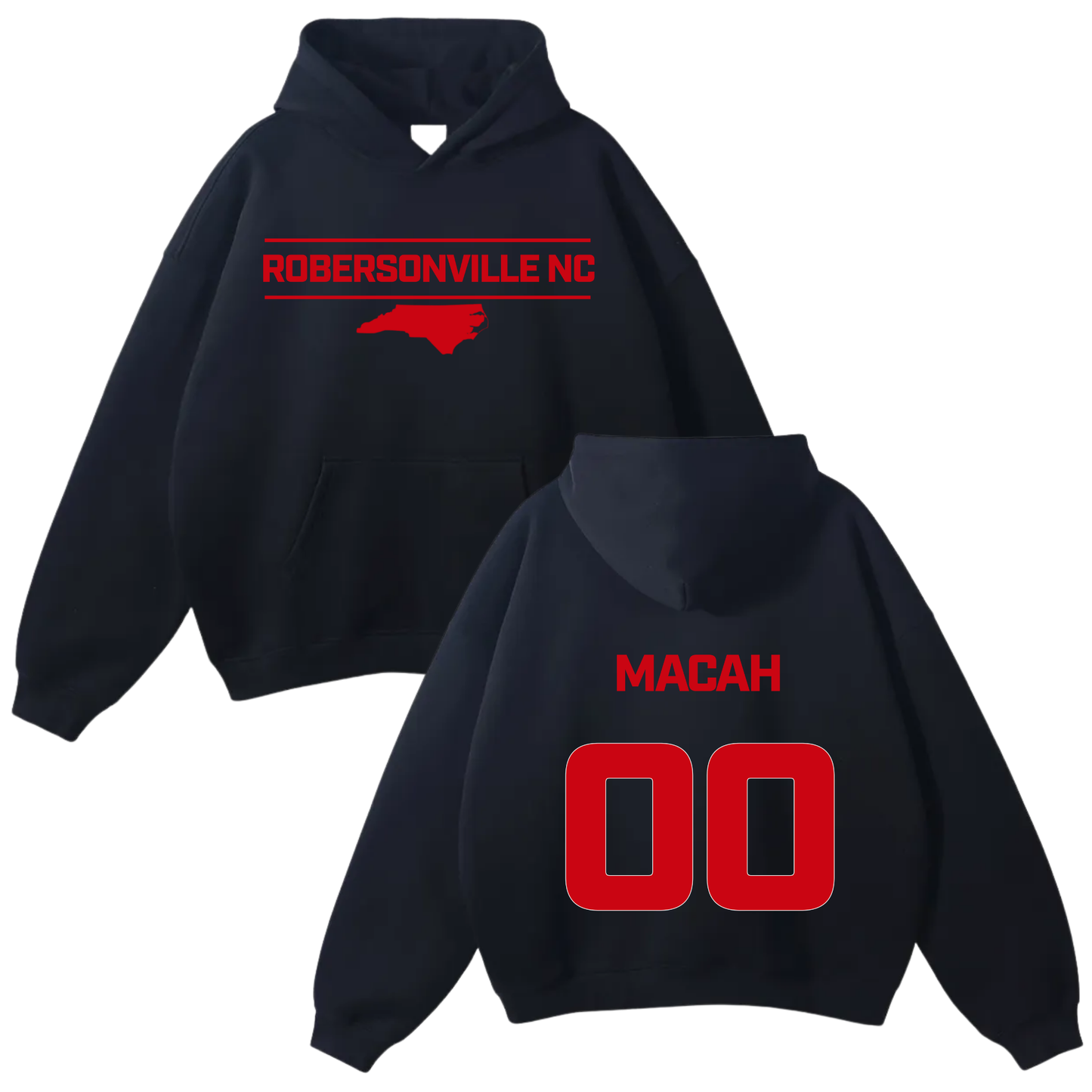 Macah Thigpen Oversize Fleeced Hoodie