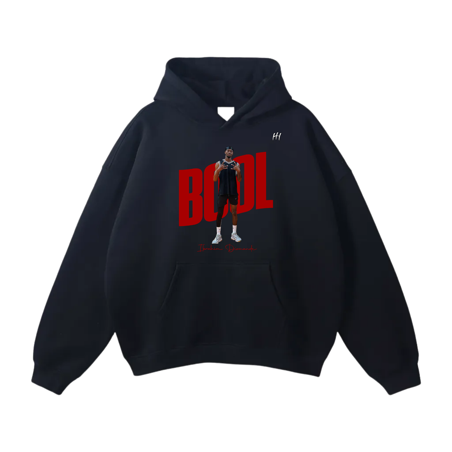 Ibrahim Diomande Oversize Fleeced Hoodie