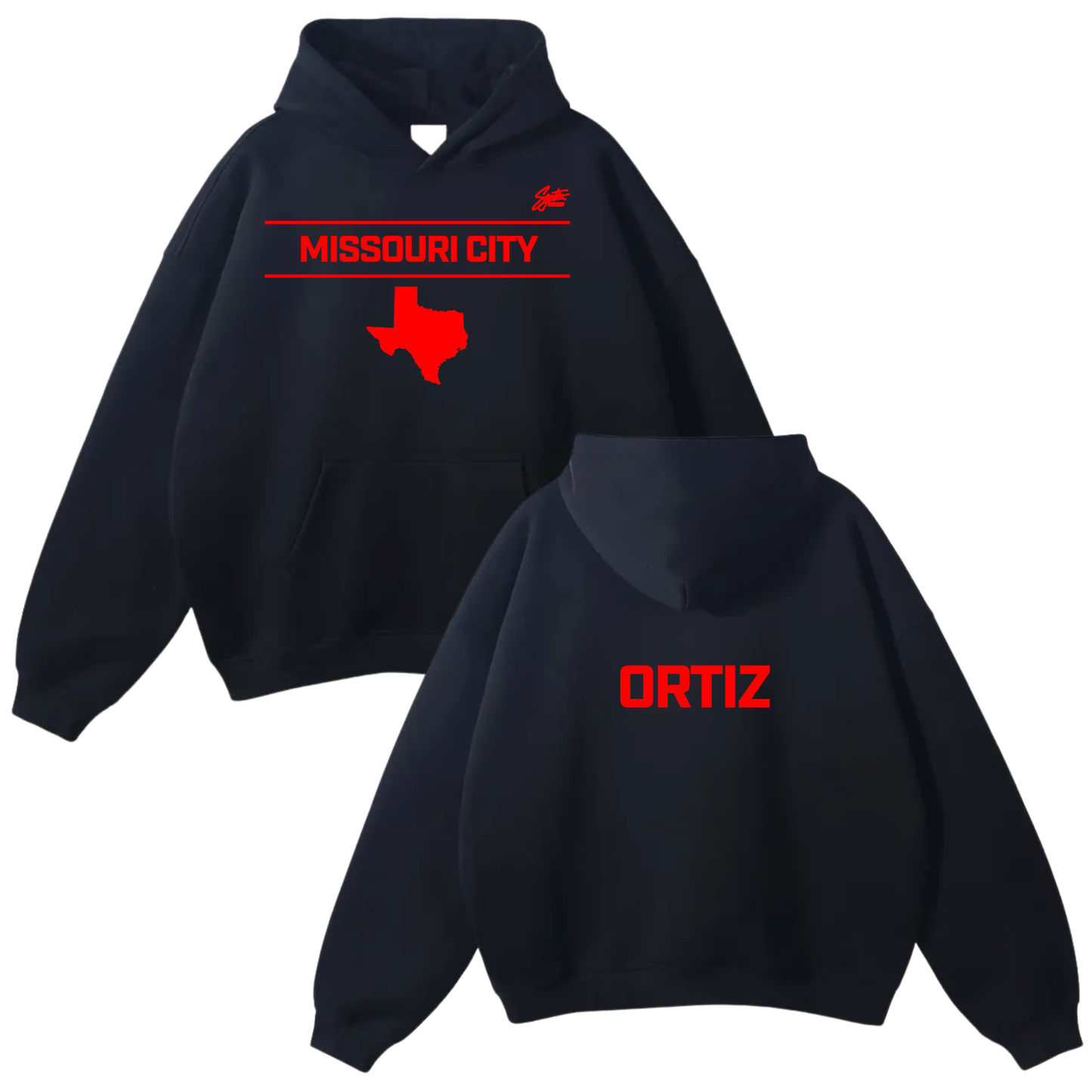 Jeremiah Simmons Jones Oversize Fleeced Hoodie