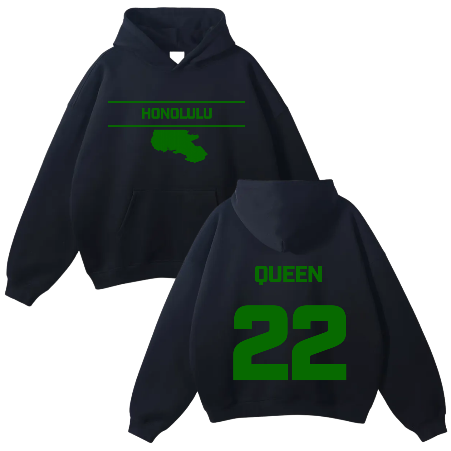 Kai Queen Oversize Fleeced Hoodie