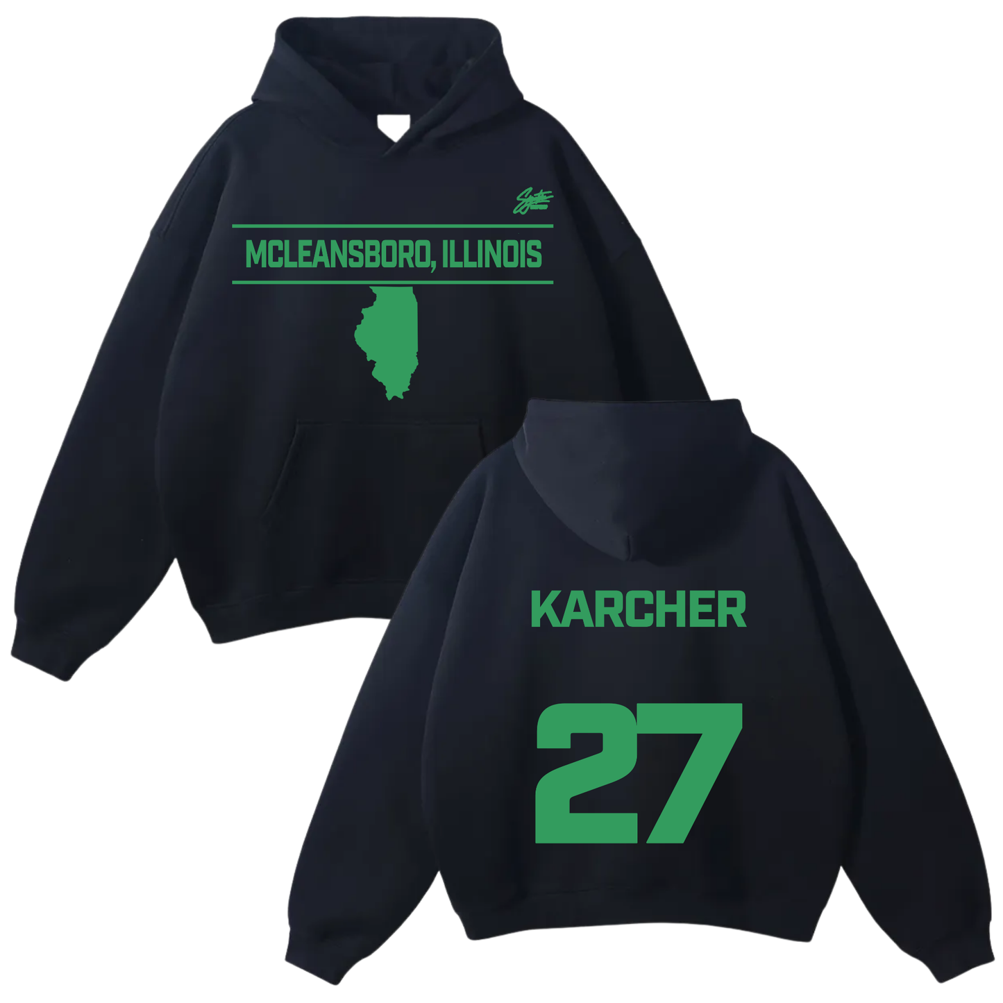 Colby Karcher Oversize Fleeced Hoodie