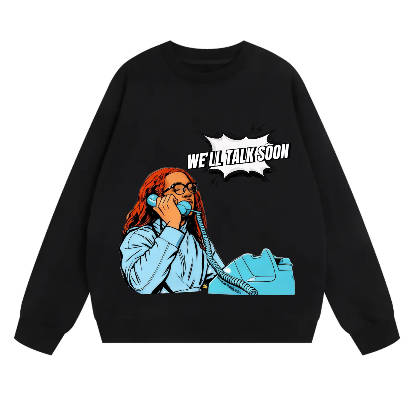Ethan Royal Heavyweight Crewneck Sweatshirt