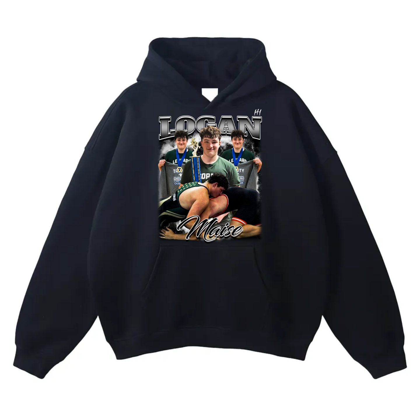 Logan Maise Oversize Fleeced Hoodie
