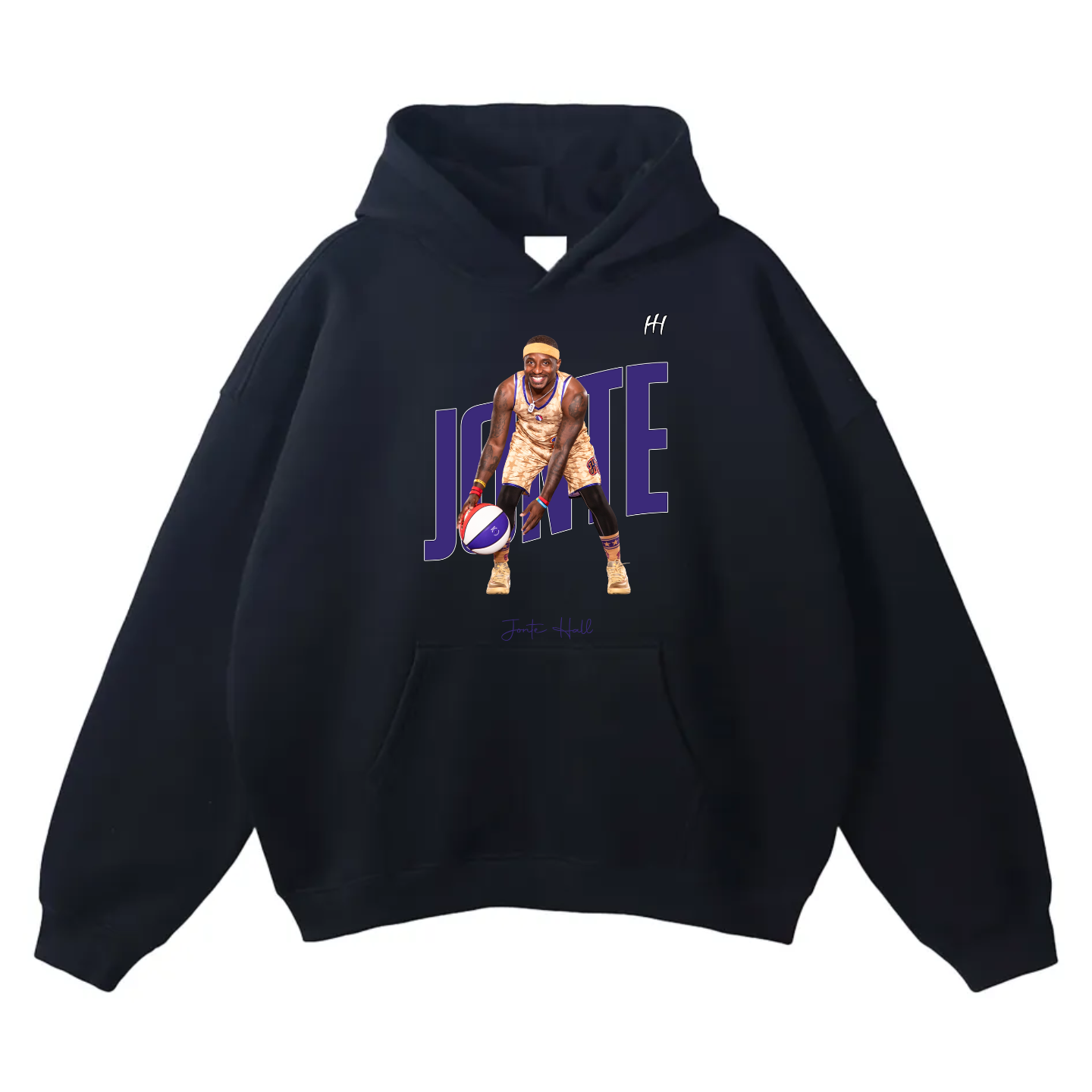 Jonte Hall Oversize Fleeced Hoodie