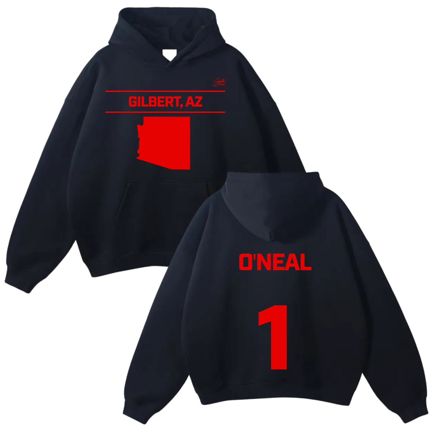 Jaxson O'Neal Oversize Fleeced Hoodie