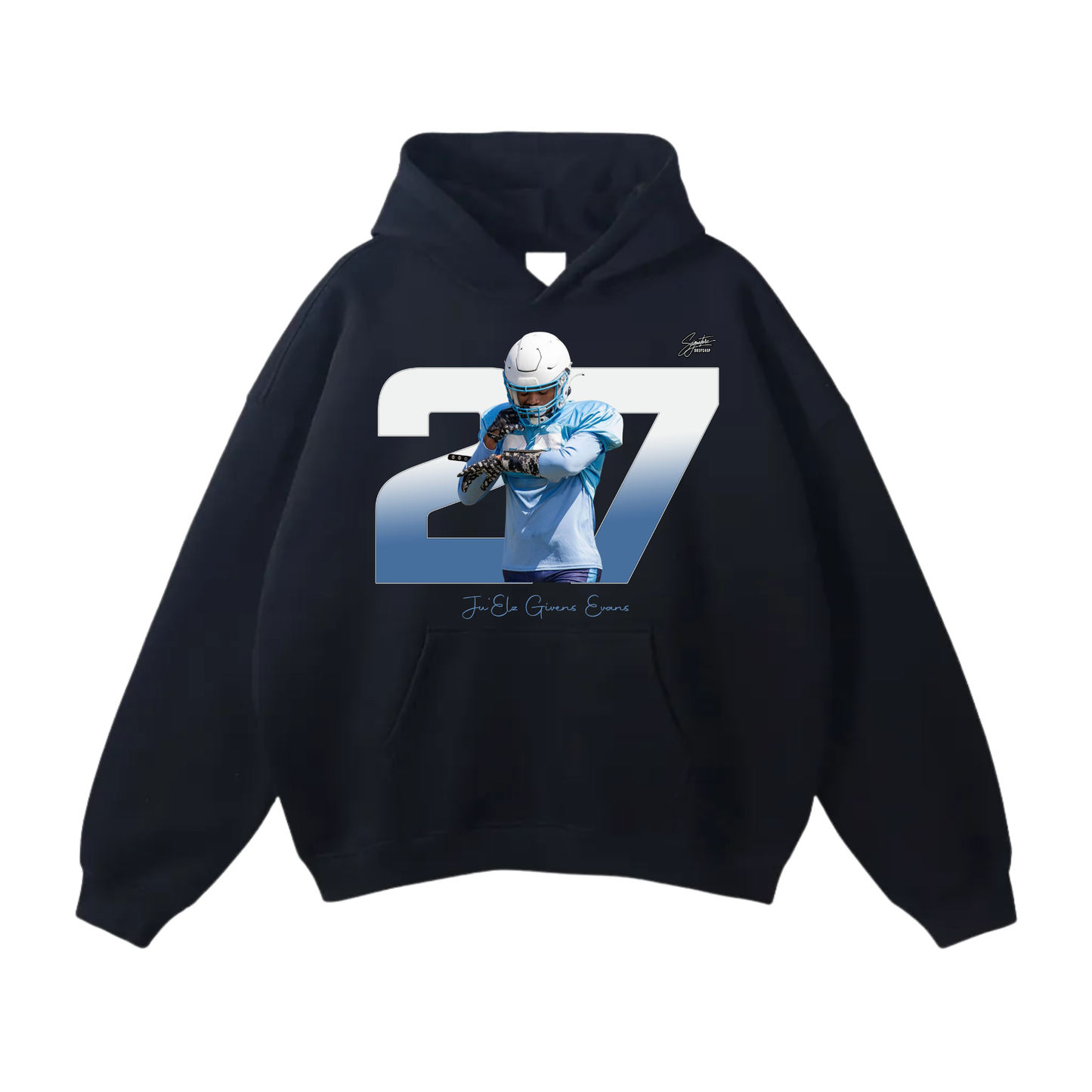 Ju’Elz Givens Evans Oversize Fleeced Hoodie